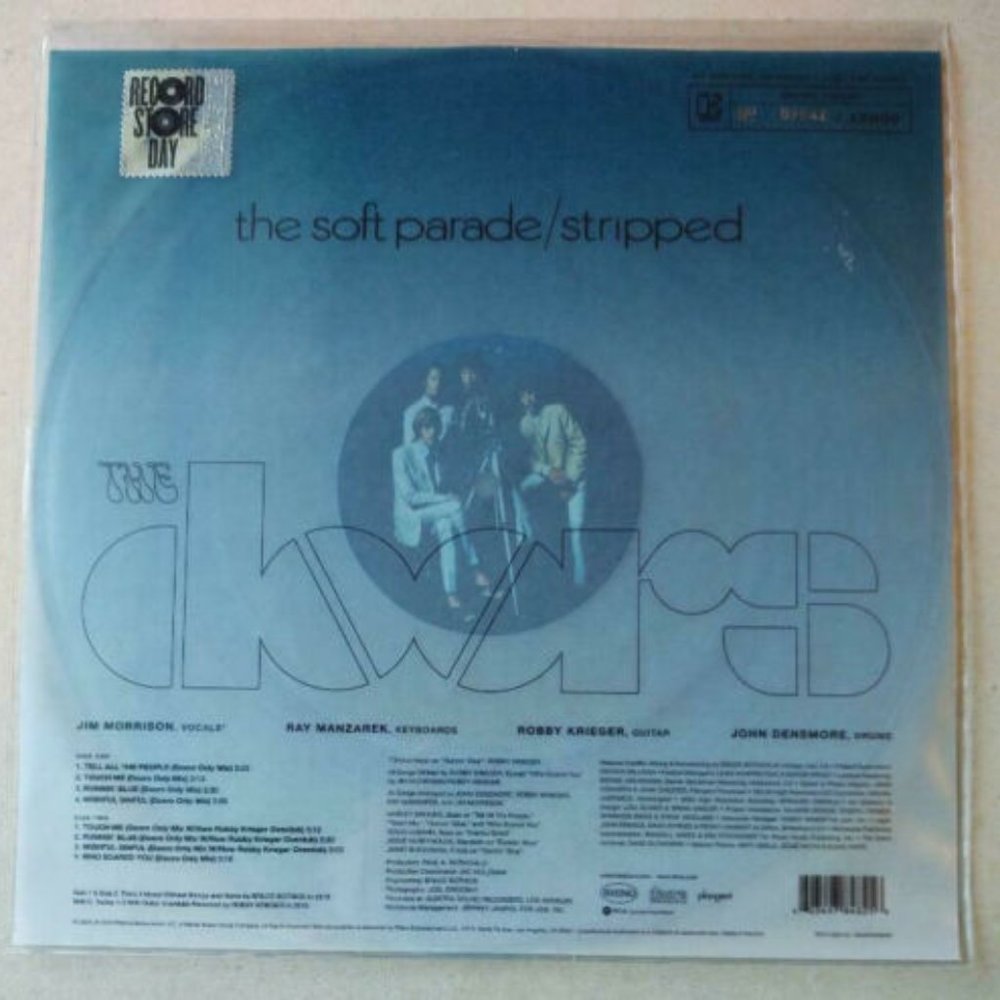 The Doors The Soft Parade Stripped LP ~ RSD 2020 ~ Numb/Ltd Ed Colored ~ New!